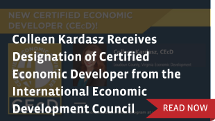 Colleen Kardasz Receives Designation of Certified Economic Developer from the International Economic Development Council