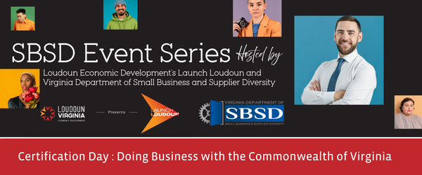 SBSD Event Series Doing business with the commonwealth of Virginia (certification)