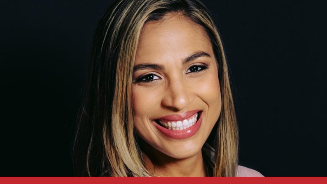 woman smiling