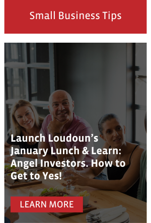 Launch Loudoun's January Lunch and Learn: Angel Investors How to get to yes